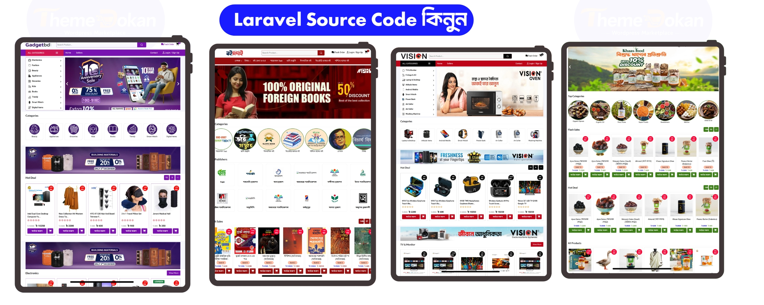 Laravel Ecommerce Website Source Code