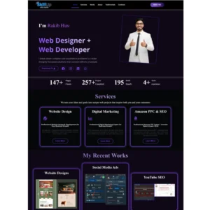 Marketer Portfolio – Elementor Template Kit