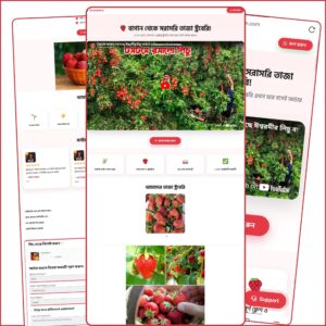 Strawberry Landing Page Template
