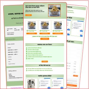 Coconut Chips Landing Page Template