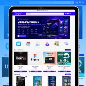 Digital Product Selling WordPress Website