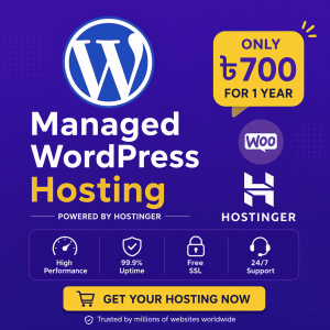 WordPress Hosting Single Website Hosted By HOSTINGER