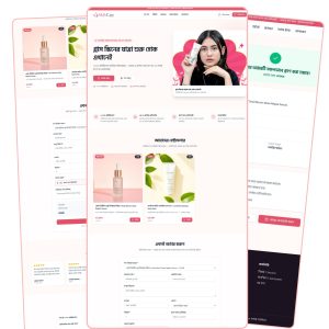 Custom Code Landing Page Source Code | Advanced Admin Dashboard | bKash, Nagad & Cash on Delivery